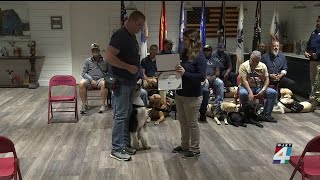 5 local veterans honored at K9 For Warriors graduation ceremony