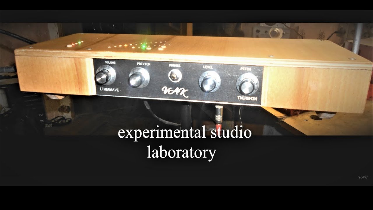 Theremin V A K  demonstration by Vadim Kostyuk