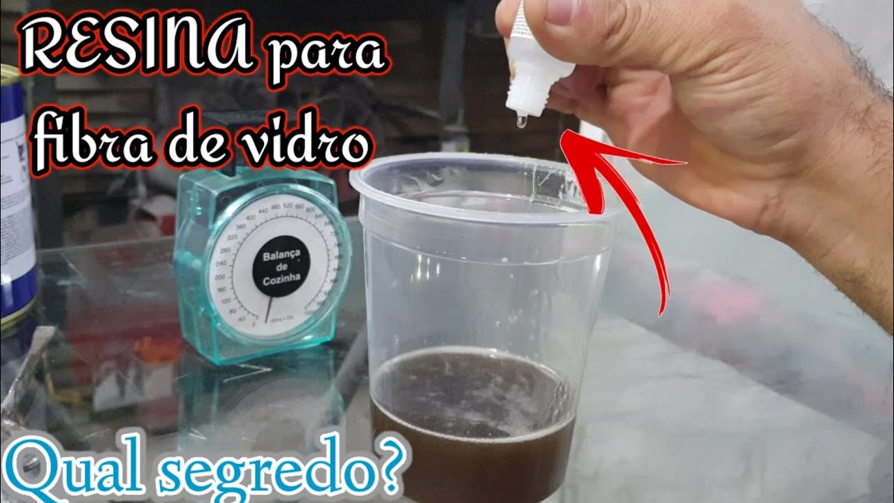 COMO CATALISAR resina poliéster (resina de fibra de vidro)