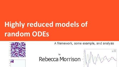 WG/GLIMPRINT Seminars: Morrison, Model Reduction Methods and Fidelity, April 4, 2024