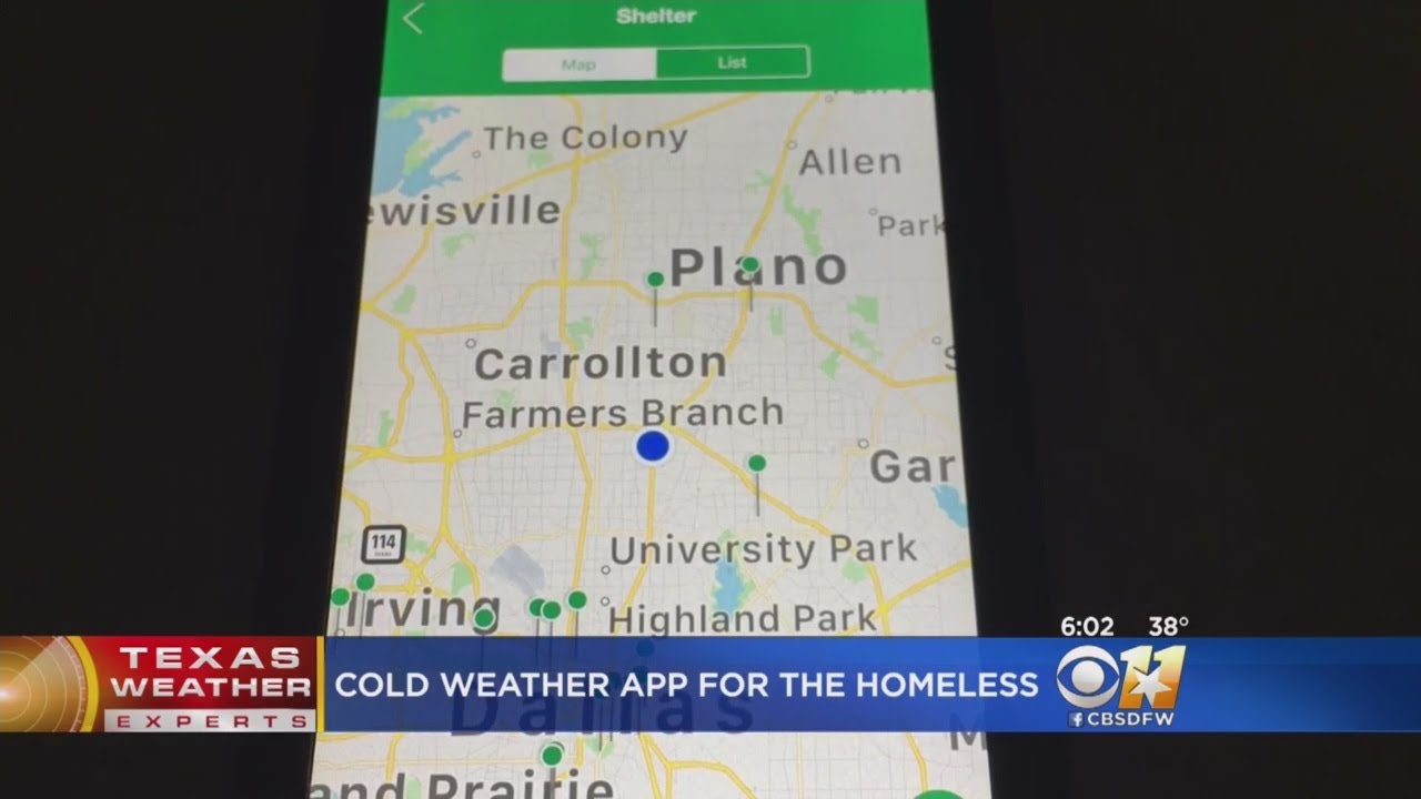 Cold Weather App Helps Homeless Find Shelters Nearby