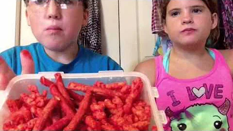 Hot Cheeto  and takis challenge
