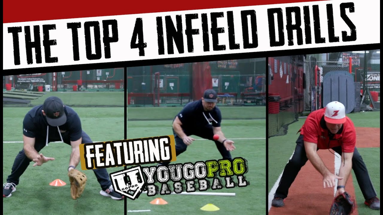 The TOP 4 Infield Drills Ft. YouGoProBaseball YouTube