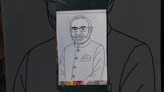 Easy PM Narendra Modi Drawing #shorts #trending #art #viral #drawing #narendramodi #pmmodi #ytshorts
