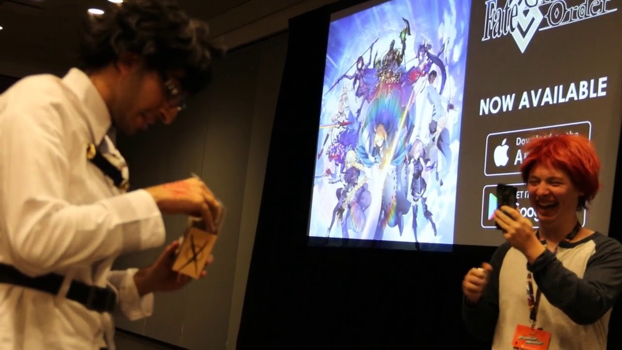 Anime NYC 2017 FGO Albert Gets a Present