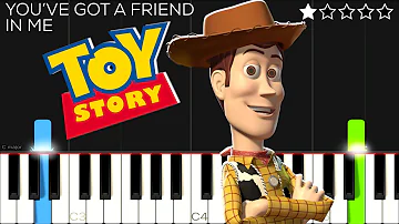 Toy Story - You’ve Got A Friend In Me | EASY Piano Tutorial