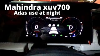 Mahindra xuv700 ADAS use at Night | own experience | advance driver assistance system