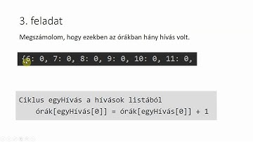 03. Hívások óránként - Kiválogatás, megszámlálás - Programozás Python 2016. október