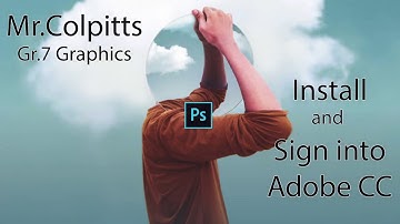 Install Sign in Adobe CC desktop app