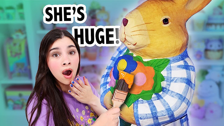Painting a GIANT Bunny?!