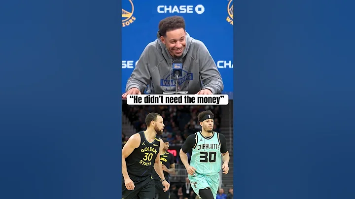 Seth Curry wanted number 30 from Steph 😂 (via @NBCSAuthentic)