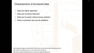 Structured & Unstructured Data
