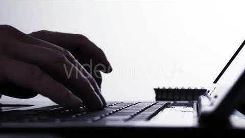 Hackers Hands Typing on Laptop Keyboard | Stock Footage - Videohive