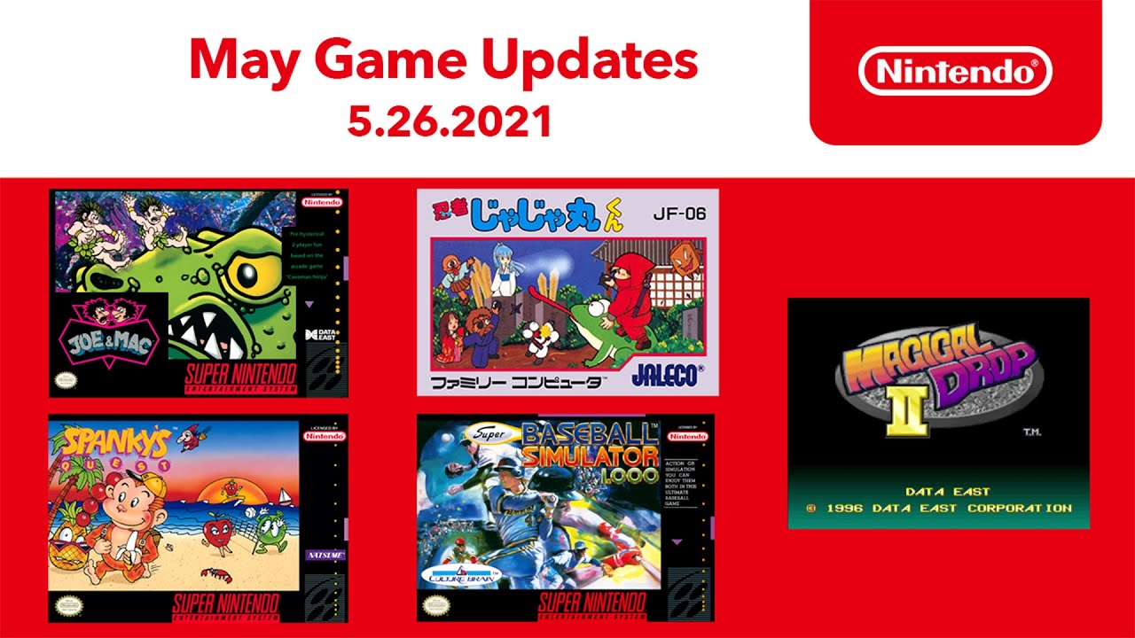 røgelse Ejendommelige Observation NES & Super NES - May 2021 Game Updates - Nintendo Switch Online - YouTube