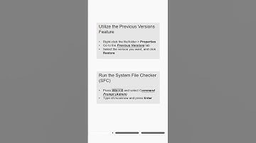 How to Restore Corrupted Files – Quick & Easy Methods #restore #corruption