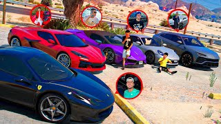 GTA V: MODS | ROUBANDO CARROS DE YOUTUBERS RICOS NO GTA 5🙅‍♂️