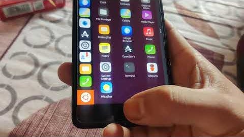Redmi Note 4X Ubuntu Touch