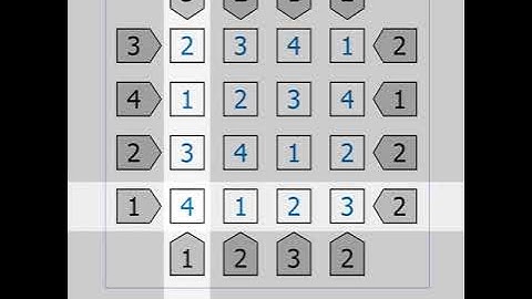 Skyscrapers Tutorial - #1 Rules