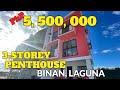 House # 64 | Spacious 3 Story House & Lot for Sale in Binan Laguna | The Penthouse at Jubilation