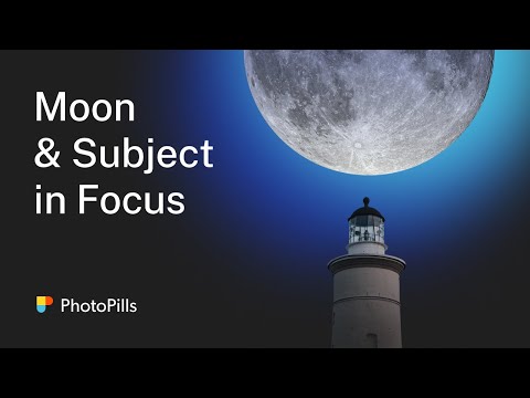 How to Get in Focus Both the Moon and the Subject (with a Telephoto Lens)