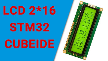 Interfacing 16X2 LCD with stm32f103rbt6 | راه اندازی lcd کاراکتری با stm32