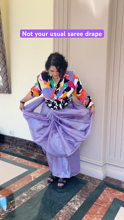 You’ve NEVER seen a saree like this #saree #sareedraping #sarees #sari #sareelove #sareefashion