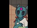 local slugcat eats a piece of a lady's brain (rain world meme)