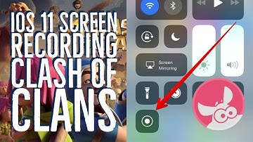 Clash Of Clans recorded with new iOS 11 Screen Recorder Capture feature on an iPhone 6S