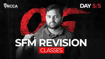 CMA Final SFM | REVISION CLASSES | OG SERIES | DAY 5 | DEC 2025 | CA CMA RAVI KUMAR SIR