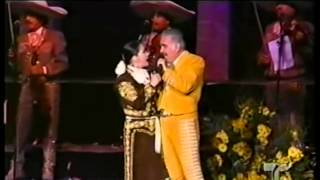 )( Vicente Fernandez Y Ana Gabriel No Volvere )( chords