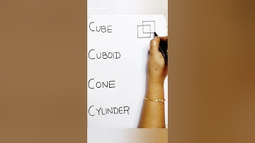 cube drawing – cuboid drawing – cone drawing – cylinder drawing – easy drawing – how to draw