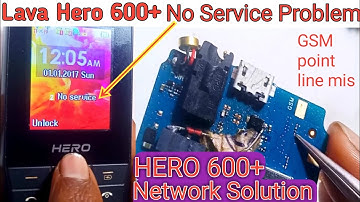Lava Hero 600+ No Service Problem | lava hero 600+ network solution