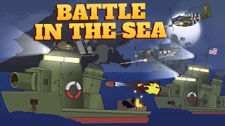 Death Battle in the Sea - Cartoons about tanks