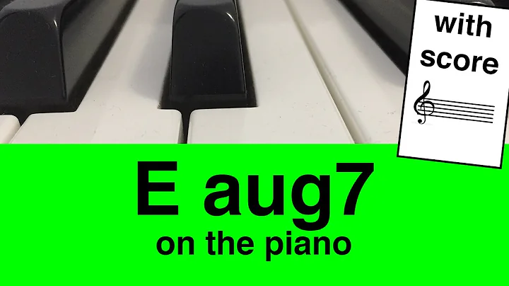 E aug7 (E7#5) chord piano