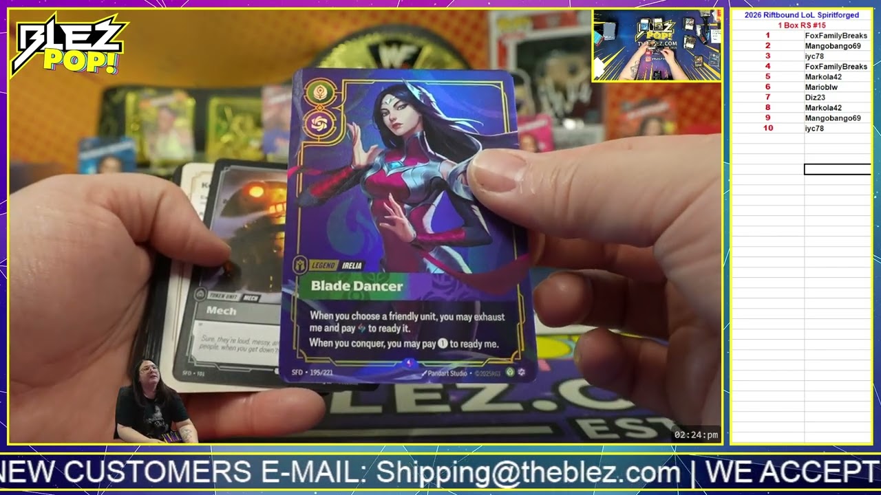 2026 Riftbound League of Legends Spiritforged 1 Box Random Serial #15