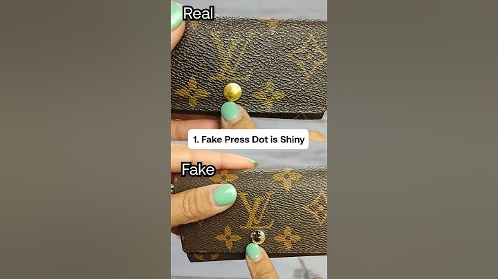 Real Vs Fake Louis Vuitton Key Holder #louisvuitton #designerbags