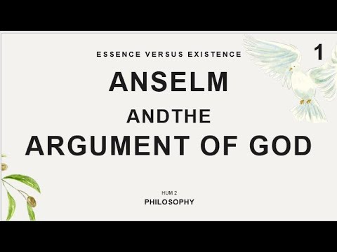 Anselm and the Argument of God - YouTube