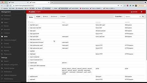 13  SSH Connections Safe and Listener Configuration - Fudo PAM