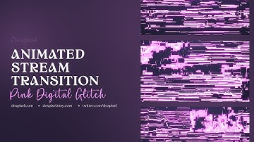 Digital Glitch Pink Matrix Stream Transition | Cyberpunk Futuristic Stinger for Twitch & OBS