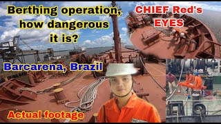 BERTHING OPERATION | WHAT HAPPENS IN FORWARD STATION | CHIEF Red’s EYES SEAMAN VLOG EP.16