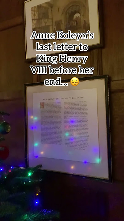 Anne defends her daughter and staff in the letter 😭 #shorts #anneboleyn #henryviii #history