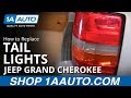 How to Replace Tail Light 1993-98 Jeep Grand Cherokee