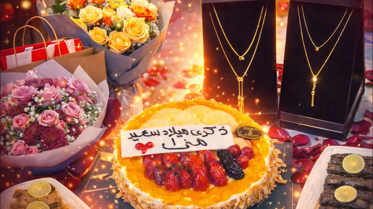 أختي فأجتني بعقدين ذهب بذكرى ميلادي😍روتين كله جمال وسعاده 🫶🏼