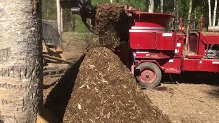 Duratech Hd-8 Tub Grinder Is Dialed In Alaska Spruce Waste Turns Into Black Topsoil For The Farm