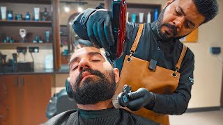 ASMR 💈 Master Barber Most DELICATE Beard Trim Ever! | Spa & Barber