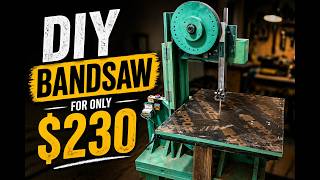 DIY Bandsaw Build – Only $230 | 9” (23cm) Resaw Capacity