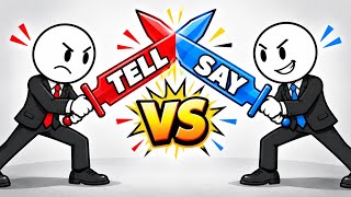 SAY vs TELL — The Mistake Every English Learner Makes