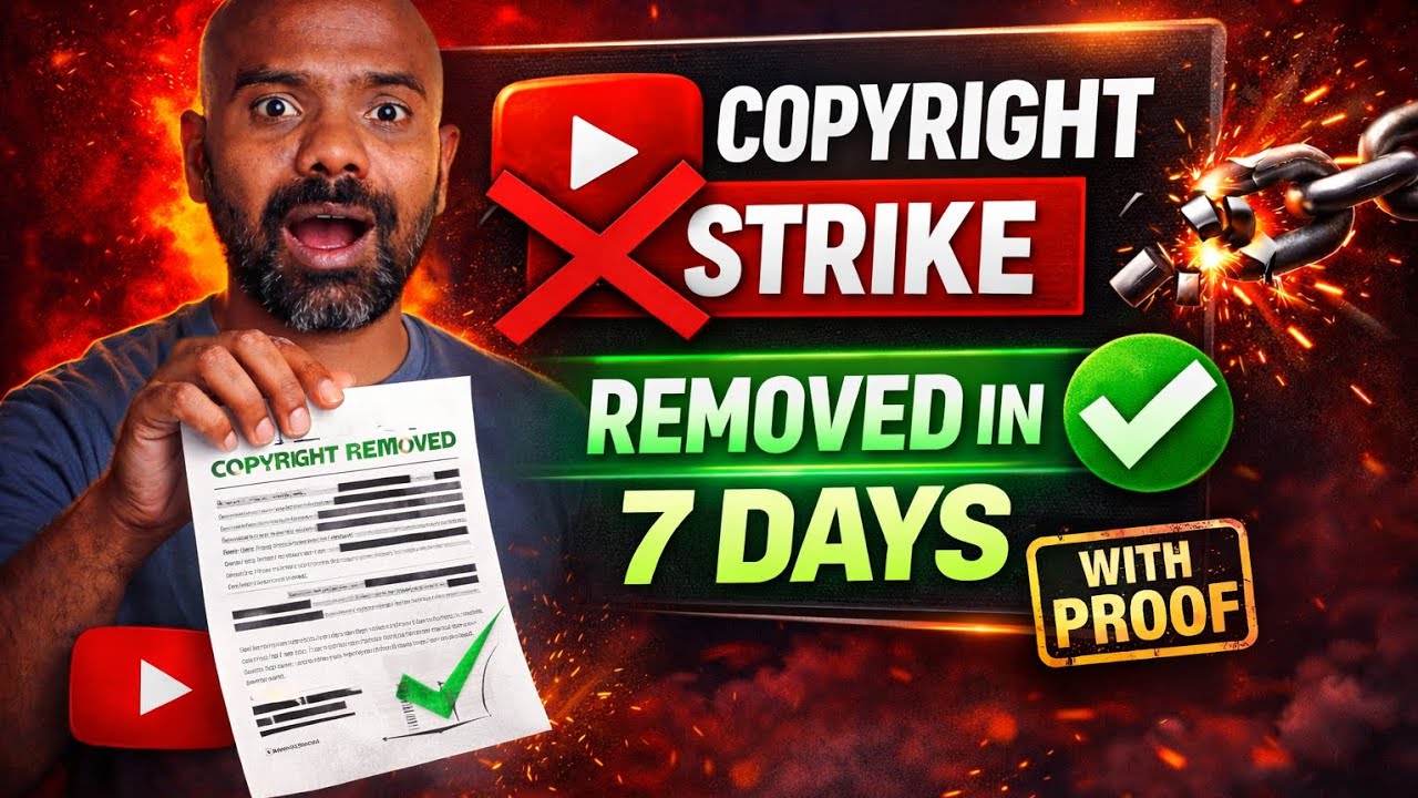 How to Remove YouTube Copyright Strike in 7 Days | | YouTube Strike Remove Tutorial for Beginners 26