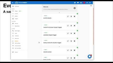 TriggerMesh demo - connecting on-premises OracleDB with Zendesk and Oracle Cloud Functions
