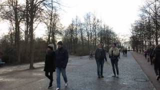 Visual Broll Exdanle Walking And Shooting People In A Scenic Location